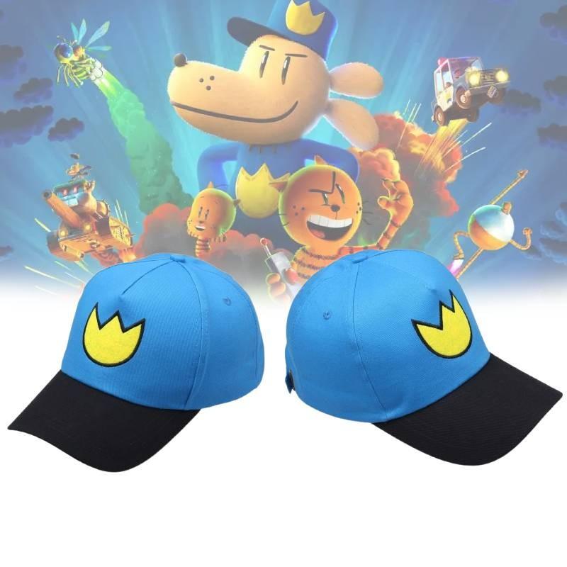 Dog Man Bestickte Baumwoll-Baseballkappe mit Sonnenschutz für Outdoor-Fans