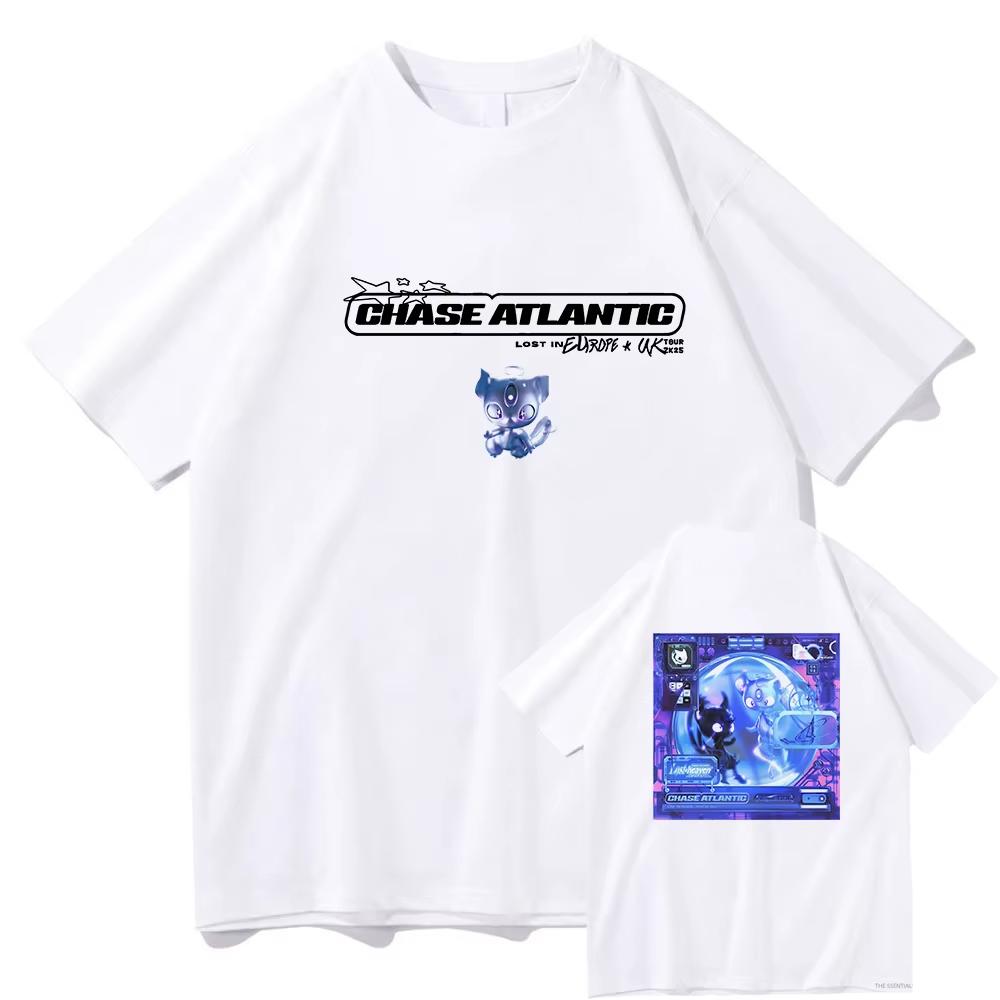 Trend Chase Atlantic Lost in Europe and UK Tour T-Shirt 2025 Album Lost in Heaven Herren Damen Kleidung Harajuku Baumwoll-T-Shirt Top Y2k