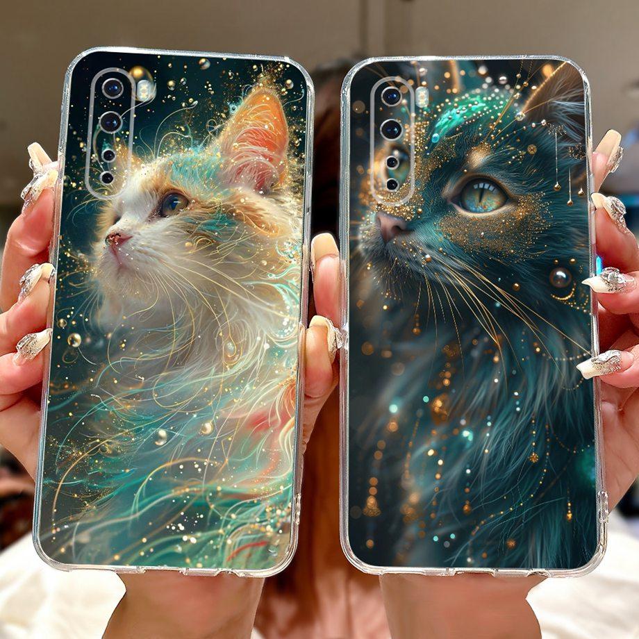 For Oneplus Nord CE 2 Lite CE4 Phone Case Oneplus 3 3T 6 6T Bumper Clear Soft Silicone Bumper Cartoon Animals Cool Style Funda