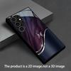 Purple Butterfly Ripple Tempered Glass Phone Case Suitable for Samsung Galaxy S26 S25 S24 S23 S22 S21 S20FE/Ultra/Plus Anti Drop