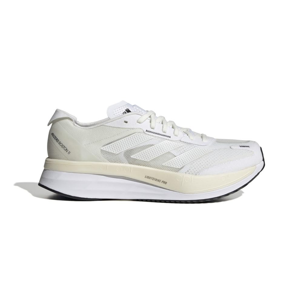 Adidas Adizero Boston 11 Running Black Size cm Men's Shoes, LWE89, Non-Dyed/Footwear White/Core (GY2586), 26.0