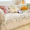 Modern Chenille Sofa Cover Entire Season Universal Simple Design Dual-sided Cat-proof Sofa Blanket Cover for Home Decor