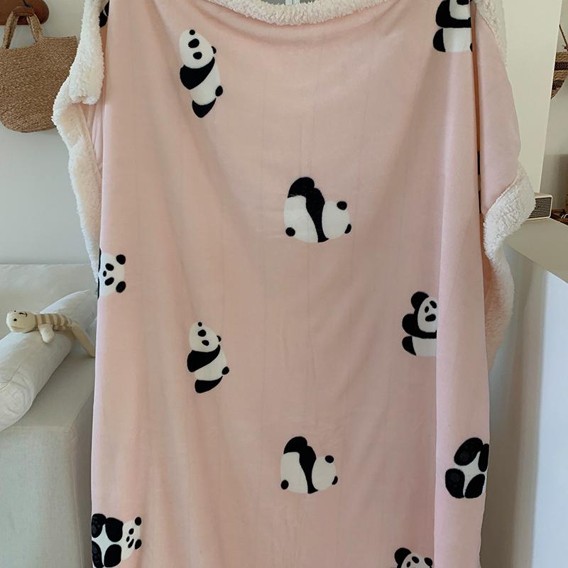 Pătură cu Imprimeuri Drăguțe cu Desene Animate cu Pisici și Câini Copii Adolescenți Fete Pătură Fleece Ușoară Îngroșată Călduroasă Pluș Moale Pătură de Aruncat