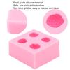 4-Cavity Strawberry Silicone Mold Non-Stick Surface Fondant Mold Chocolate Mold  Candy Making