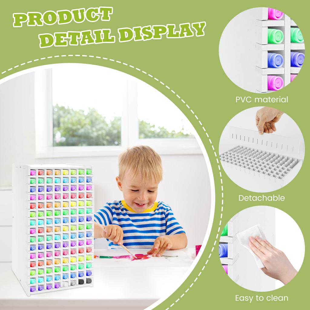Art Marker Rack 120 Holes Paint Brush Marker Holder for Home Hobby Marker Holder Organizer Dustproof Marker Organizer Art Marker