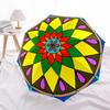 1PC Mandala Artwork Automatic Open/close Umbrella with 8-Rib Structure for Women/Men, All-Season Use - Travel Essential, Stylish Accessory, Highqualit