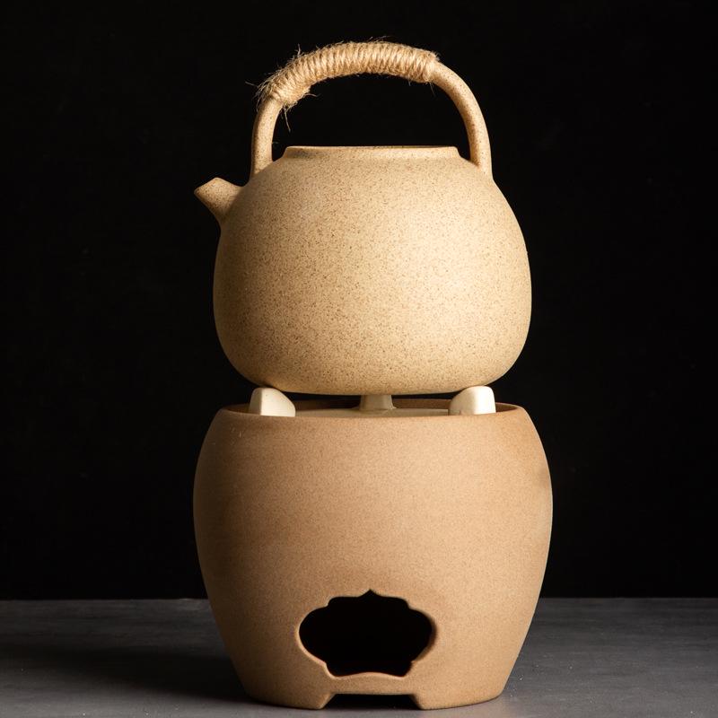 White Clay Gongfu Tea Brewing Stove Kettle
