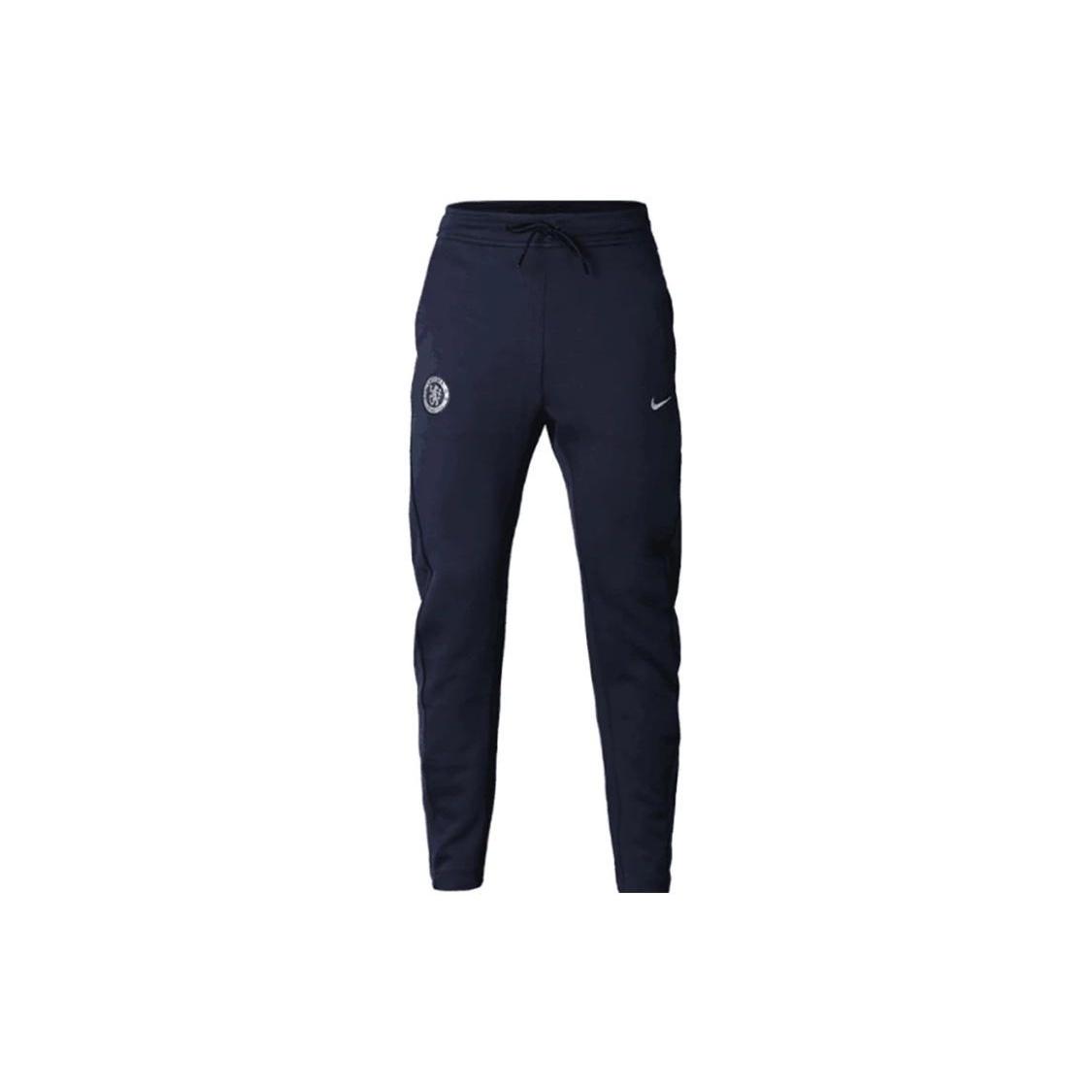 Nike Tech Pack Chelsea FC Soccer Fleece Training Pants Blue Men s AH5462-455 M