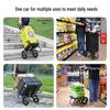 Heavy-Duty Folding Outdoor Utility Cart
