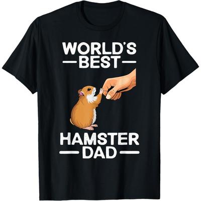 Lustiges Hamster-Design für Männer Papa Vater Zwerghamster-Liebhaber T-Shirt(1)