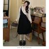 Early autumn new temperament fake two-piece suit dress women's large size light and mature style high-end skirt