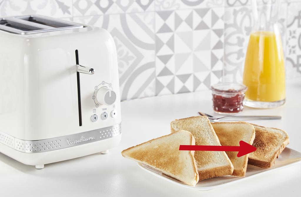 Moulinex LT300AK Toaster 850W Ivory