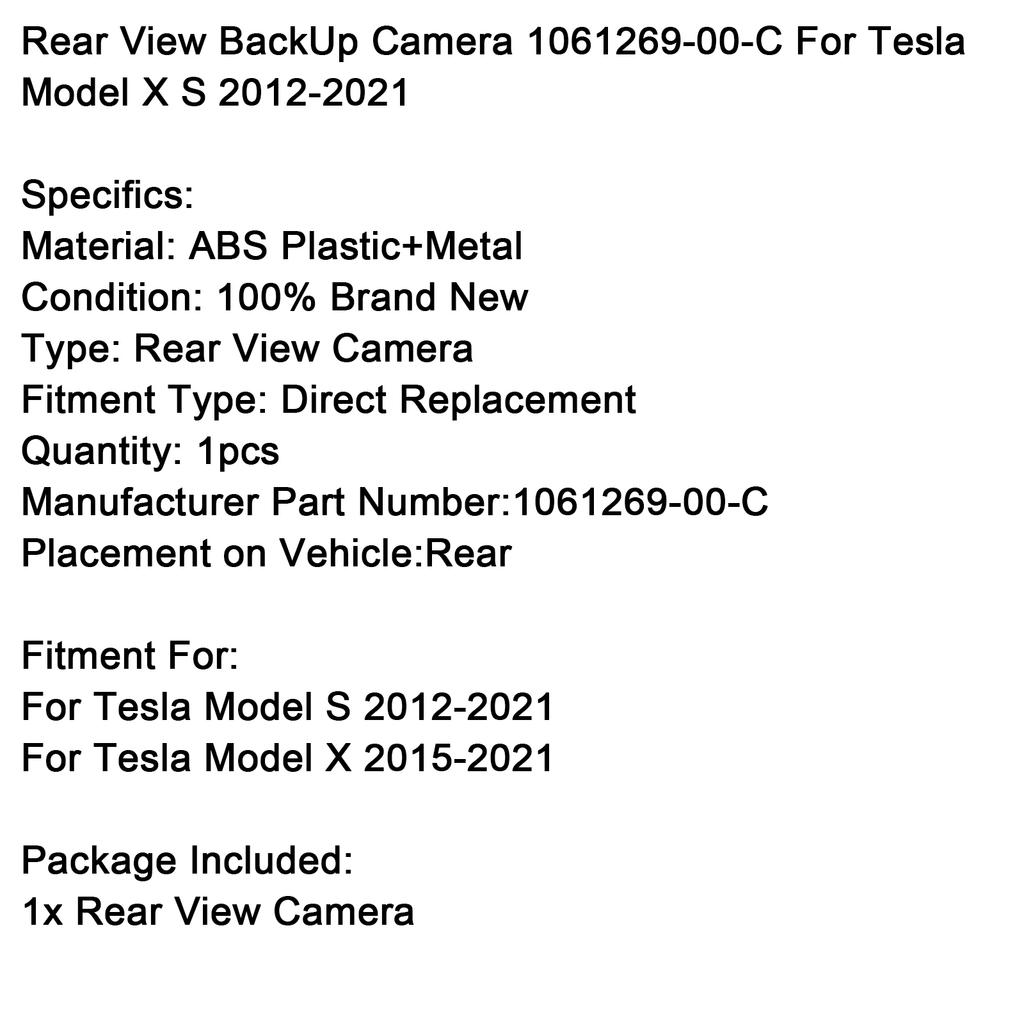 Rear View BackUp Camera 1061269-00-C For Tesla Model X S 2012-2021