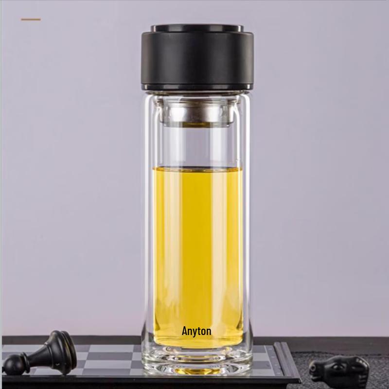 AYTH Double-Layer Heat-Resistant Glass Cup