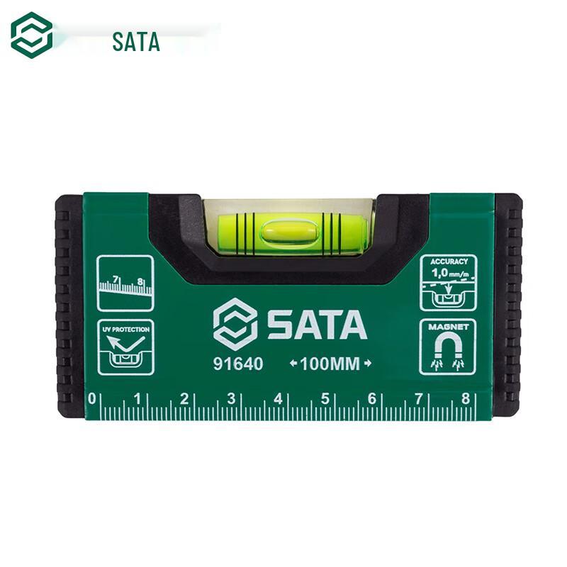 SATA 91640 Magnetic Spirit Level 100mm