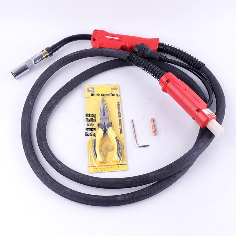 European Style 350A, 200A, 500A Gas Shielded CO2 MIG Welding Gun Accessories, Extended Welder Gun.