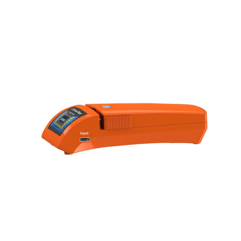Custom Logo Acceptable Orange LCD Universal Battery Charger Adjustable Terminal Wide Compatibility Battery Charging Adapter Type-C оранжевый