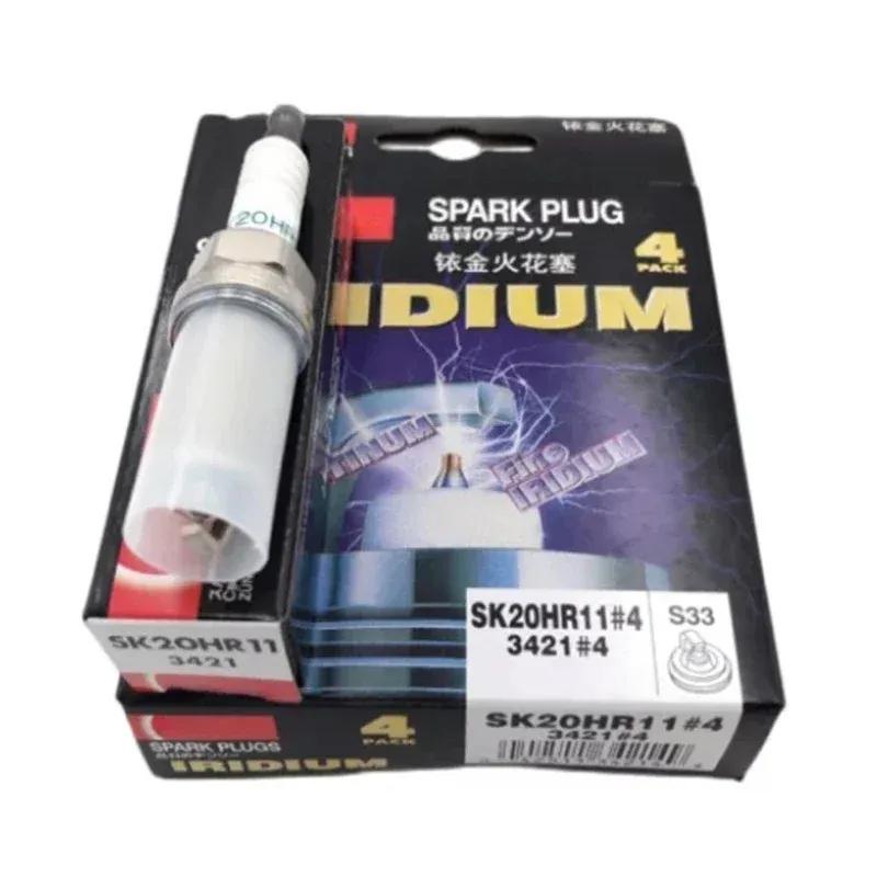 4/6PCS Iridium Spark Plug 3421 SK20HR11 for Suzuki SX4 S-CROSS Vitara Toyota FJ Cruiser Fortuner Volvo S60 S40 C70 XC60 XC70 V50