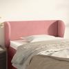Headboard with Ears Pink 83 X 23 X 78 88 Cm Velvet