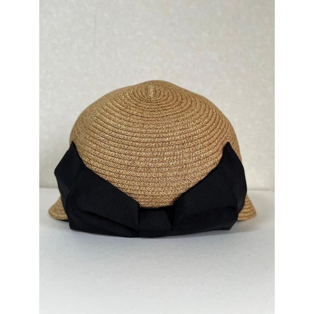 Used CA4LA SUNSHINE3 Casilla Casquette Sun Visor Hat Ribbon Beige 58cm Made in Japan 15.950