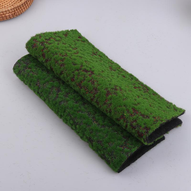Grasmatte Grün Kunstrasen Rasenteppiche Kunstrasen Simulation Moosrasen 30*30cm DIY Mikro-Landschaft Heimdekoration