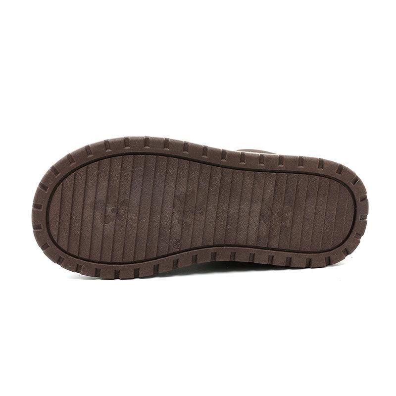 KT2811 new winter velvet women's middle help color matching warm cotton shoes student simple casual cotton shoes