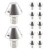 12pack Football Boot Replacement Spikes Slip Resistant Football Cleat Studs for Ground Grip and Sports Shoe