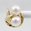 MIKIMOTO Pearl Earring K14 Yellow Gold/Pearl 7.3g Women Used