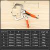6/9/11/14/18Inch Face Clamps Pocket Hole Clamps for Woodworking, Welding Clamps Metal Vise Grip Clamps Locking C Clamps