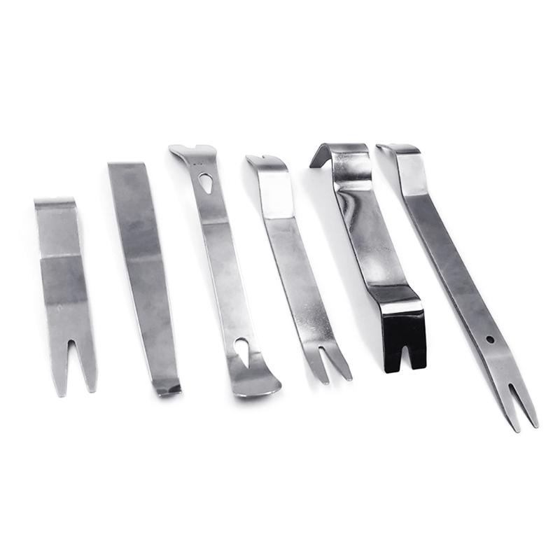 6 Piece Set Trim Removal Tools Clip Pliers Auto Clip Pliers Fastener Remover Pry Tool Set Durable Removal Tool Kit