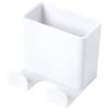 Remote Control and Phone Holder with Earphone Storage Box and Hook