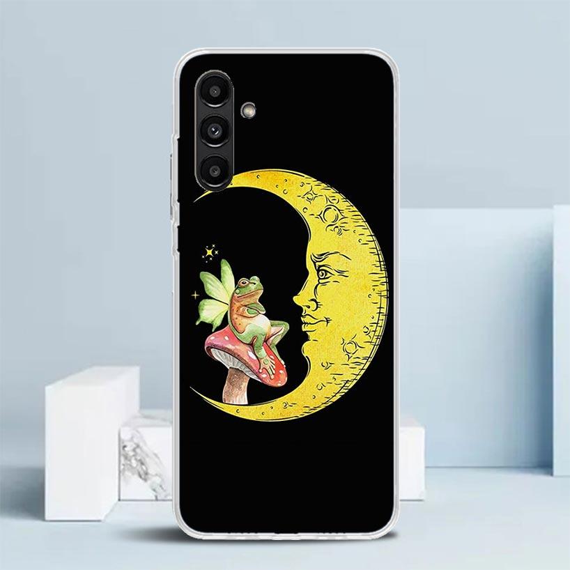 Cottagecore Frog Mushroom Kawaii Phone Case For Samsung Galaxy A17 A37 A57 A16 A15 A14 A13 A56 A55 A54 A53 A36 A35 A34 A33 A26 A