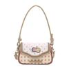 Cute pink apple niche women's bag new underarm shoulder bag portable niche women's bag commuter small square bag