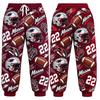 Custom and Number Football Fan and Men's Sweatpants for Outfit