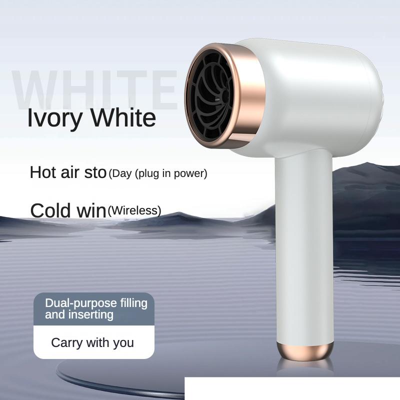Hochleistungs-Haartrockner Kabelloses Laden Ionen-Technologie Schnelles Trocknen für schonende Haarpflege Haartrockner Grau (10 Watt)