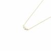 Used AHKAH Tres Diamond 0.10ct Necklace K18YG Yellow Gold