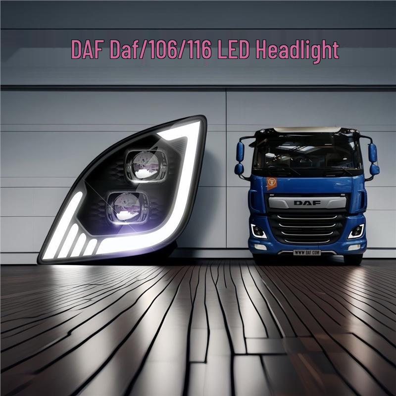 Compatible with DAF CF Headlight Assembly 15, Large Right