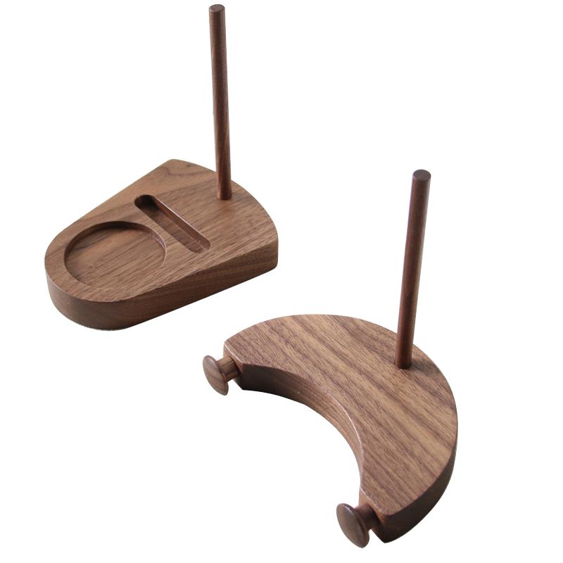 Suport din lemn de nuc pentru farfurii Suport pentru vase Suport de prezentare pentru masă Placă de scurgere Raft de servire și depozitare pentru bucătărie Decor