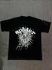 T-shirt Unisex con Stampa di Lettere in Schiuma Hip Hop Euro-Americano: Scollo Rotondo, Manica Corta, Design alla Moda