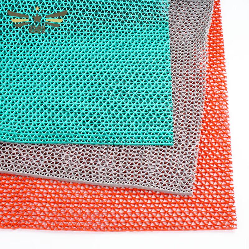 PVC S-Shaped Grid Non-slip Mat