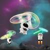 1 Set Astronaut Style Aircraft Helicopter Toys Mini Infrared Induction Flying Toy Induction Flying Machine Automatic Flight Toy