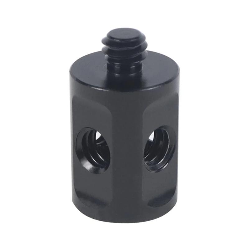 Aluminum 1/4 Adapter Connector For Photography Rig Carbon Fiber 15mm Rod Multiple Angle Mounting Compatibility