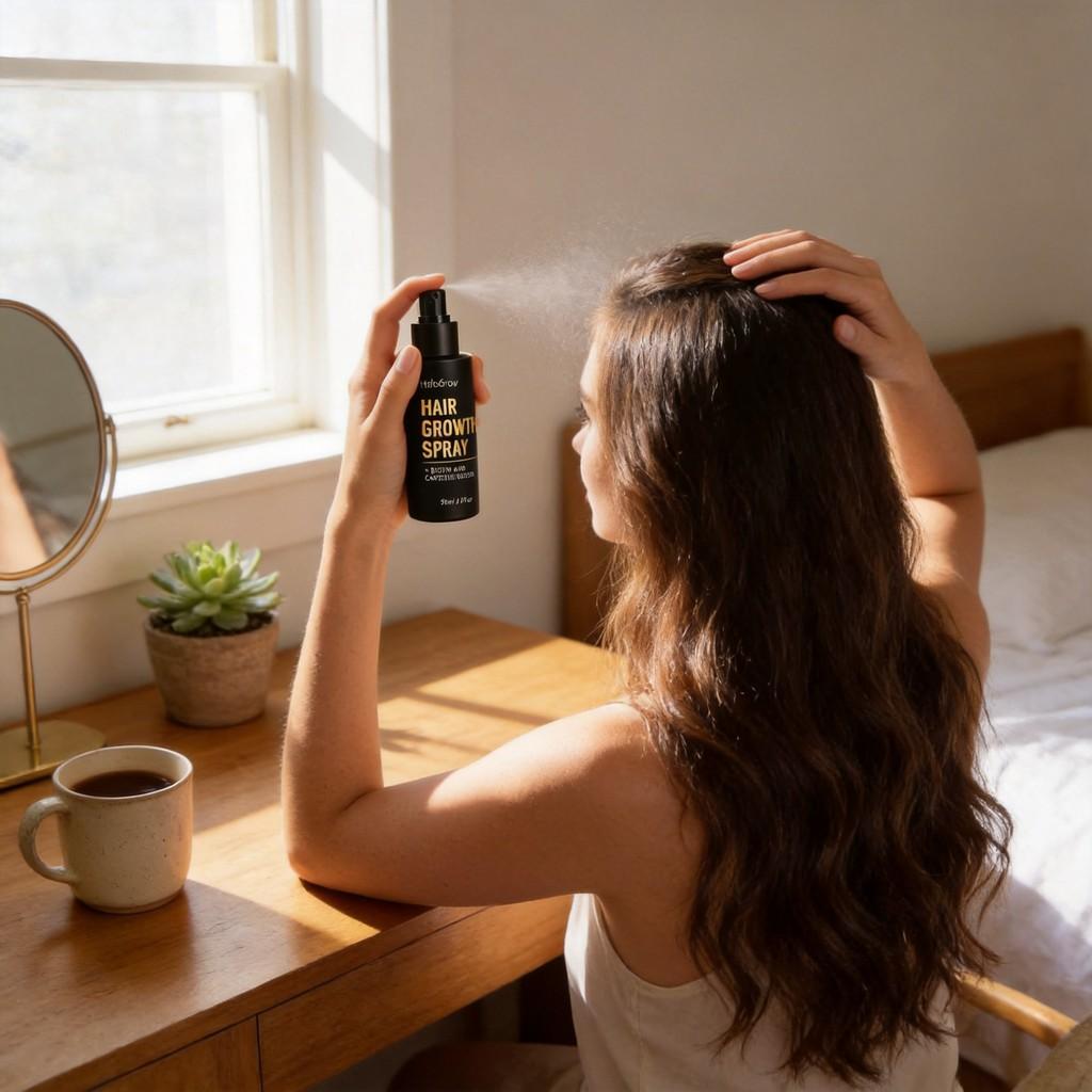 Halogrow Hair Growth Spray With Nourishing Formula For Thinning Hair Care
