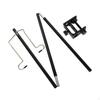 Camping Stake Easy to Install 3 Section Telescopic Holder Lamp Pole for Picnic