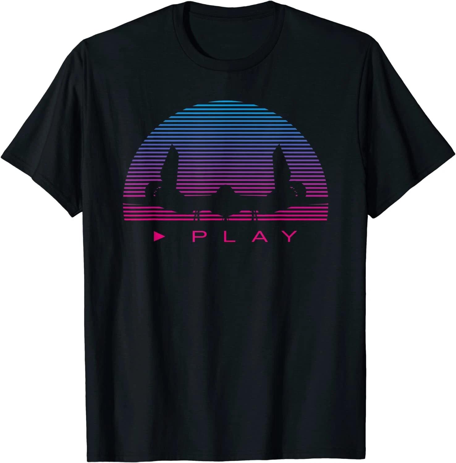 Men s and Women s T-shirts NEW LIMITED Synthwave Airplane Retro 80s Synthesizer Retrowave Tee T-Shirt S-3XL XXXXL