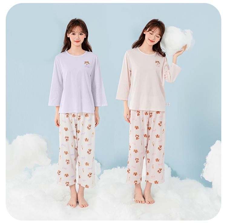 Yingbolun Girls' 100% Pure Cotton Pajama Set