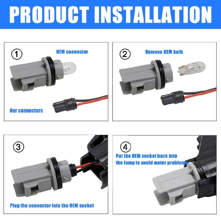 Improved Nighttime Reversing with Bright LED Side Mirror Light Quick Fix High Brightness Waterproof for Car Safe Parking