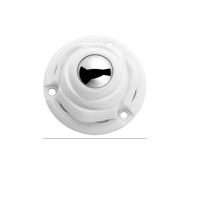 1/4 шт. Универсальное колесо Ролик Шкив База Ролик Можно наклеить Шарик Универсальное Бесшумное Колесо Маленькое Колесо Ведущее Колесо 1PCS белый