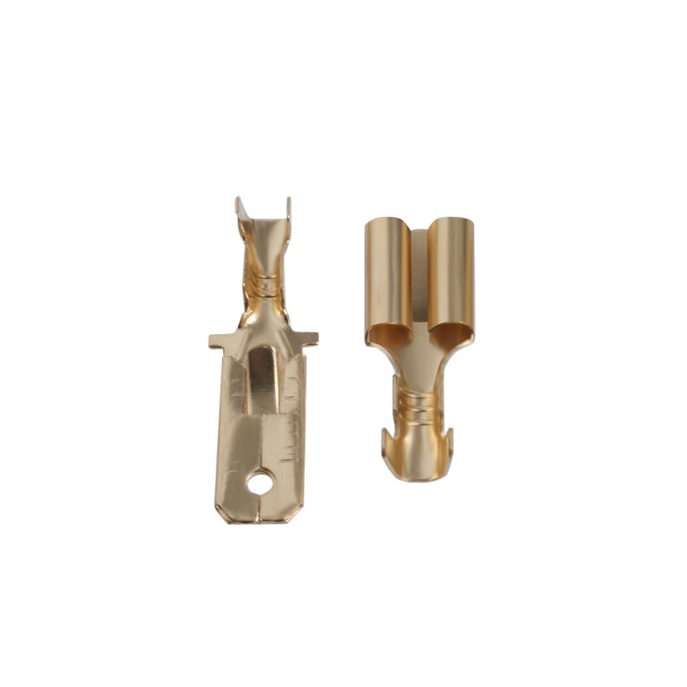 Power Connector Plugs Wear-resistant 10 Sets T Type DC Power Supply Socket Connector For VHF/UHF Kenwood ICOM Yaesu