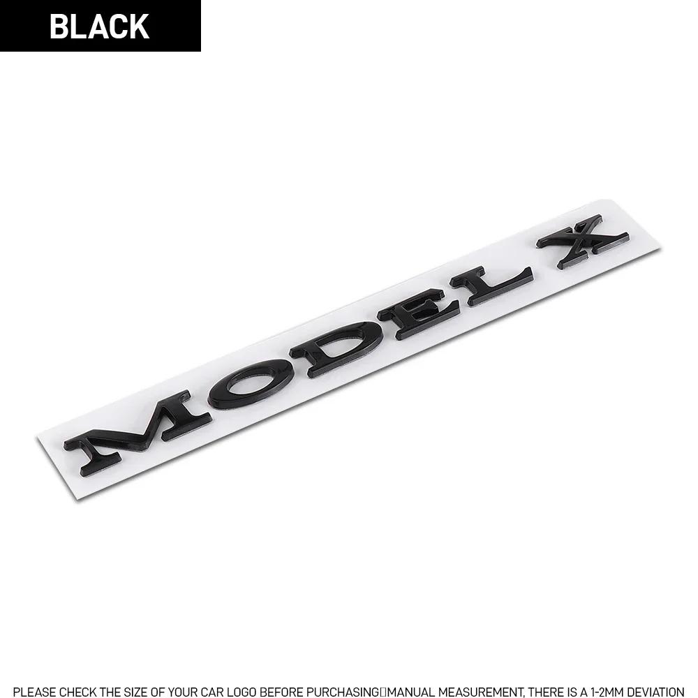 Autoaufkleber Tesla Auto Außen Dekor ABS Auto Heckklappe Kofferraum Motorhaube Aufkleber Emblem Abzeichen Aufkleber Für Tesla Model Y Model S